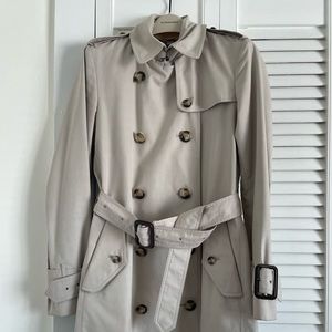 Burberry Beige Gbsellon78lon Trench Coat